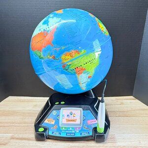 LeapFrog Magic Adventures Globe BBC Interactive Talking World Map w/ Stylus